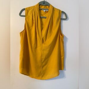 Chico's Golden Yellow Sleeveless Top, Size 2